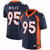 Nike Denver Broncos #95 Derek Wolfe Navy Blue Alternate NFL Vapor Untouchable Limited Jersey,baseball caps,new era cap wholesale,wholesale hats